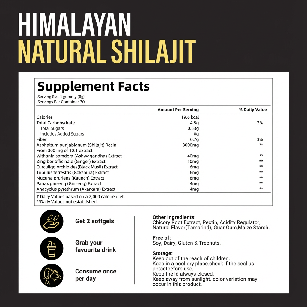ALVERRA® MAXOUT SHILAJIT GUMMIES