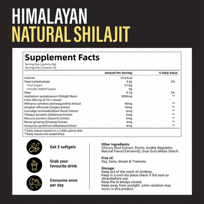 ALVERRA® MAXOUT SHILAJIT GUMMIES