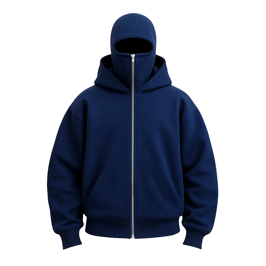 Ski Mask Zip Hoodie | Unisex