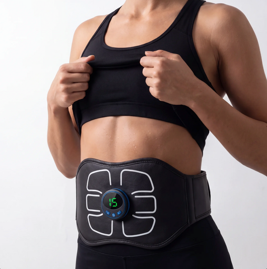 StimCore EMS Ab Toning Trainer, TENS Massage Belt For Fitness Workouts